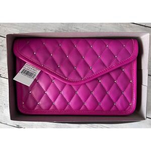 Designer Fushia clutch bag bling - Franchi - Tania Nappa